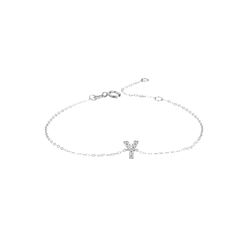 Letter-Inspired Diamond Bracelet