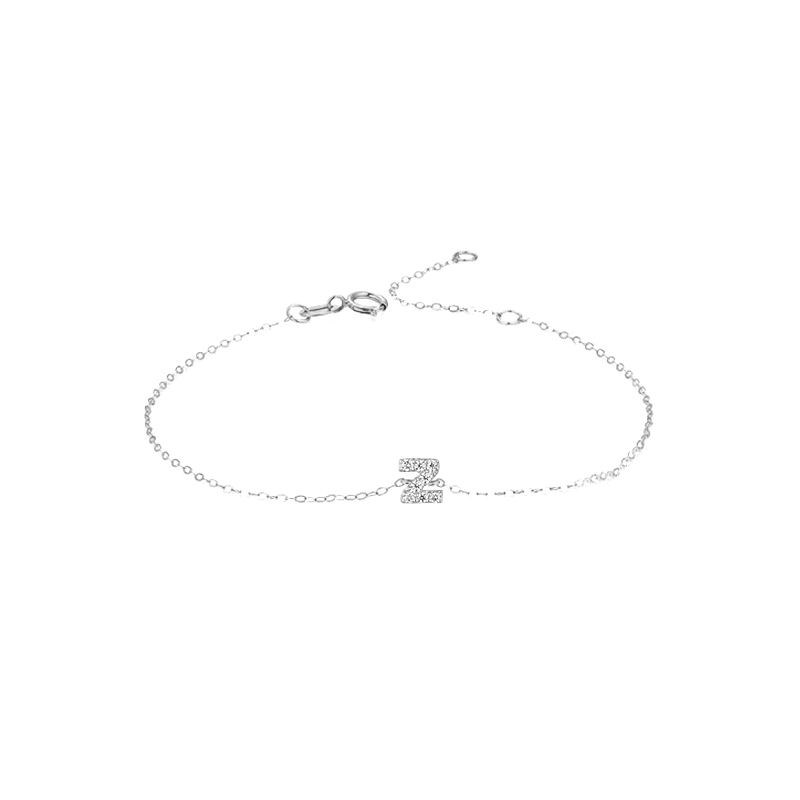 Letter-Inspired Diamond Bracelet