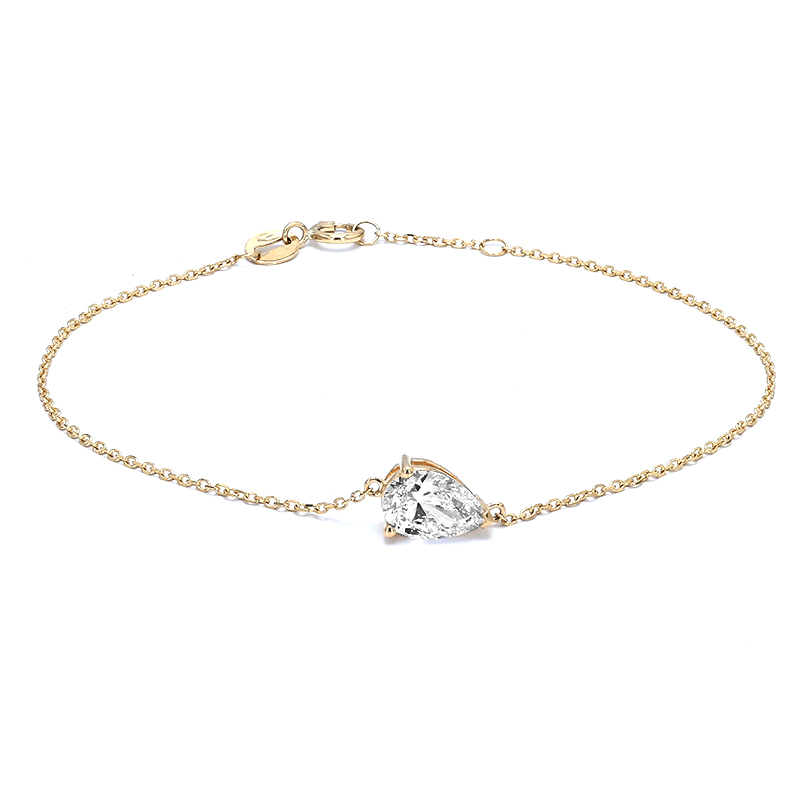 Pear-Cut Diamond Bracelet