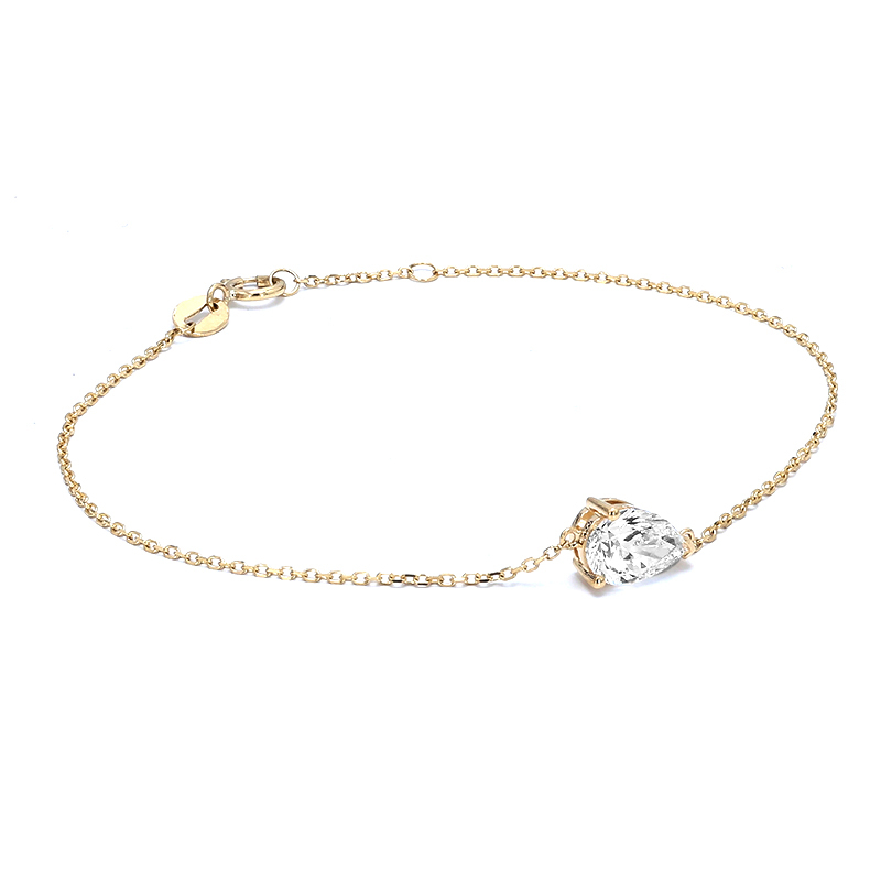 Pear-Cut Diamond Bracelet