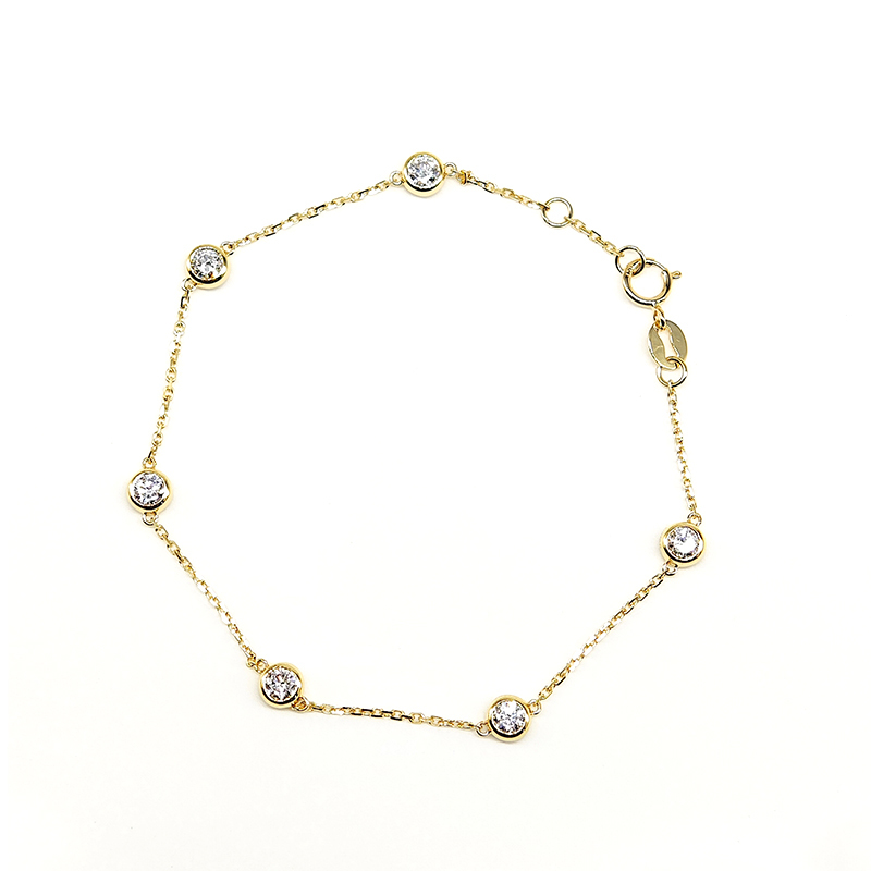 Bubble-Inspired Diamond Bracelet