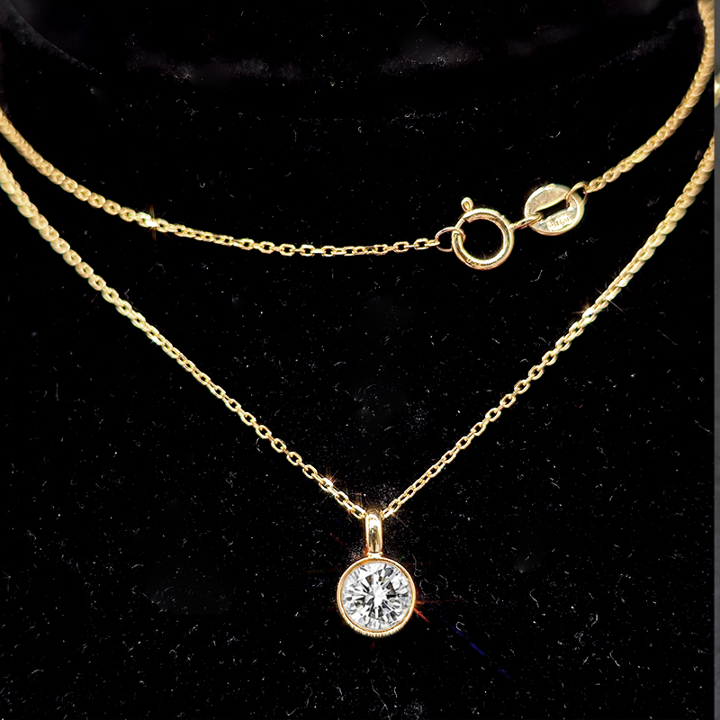 Bubble-Inspired Diamond Necklace
