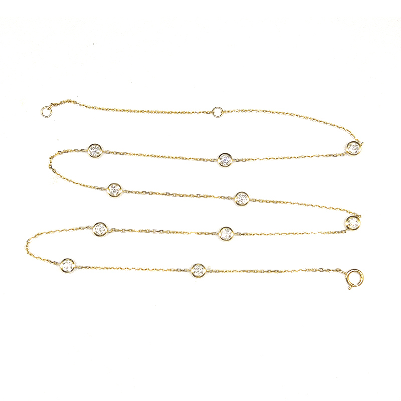Starry Sky Bubble-Inspired Diamond Necklace