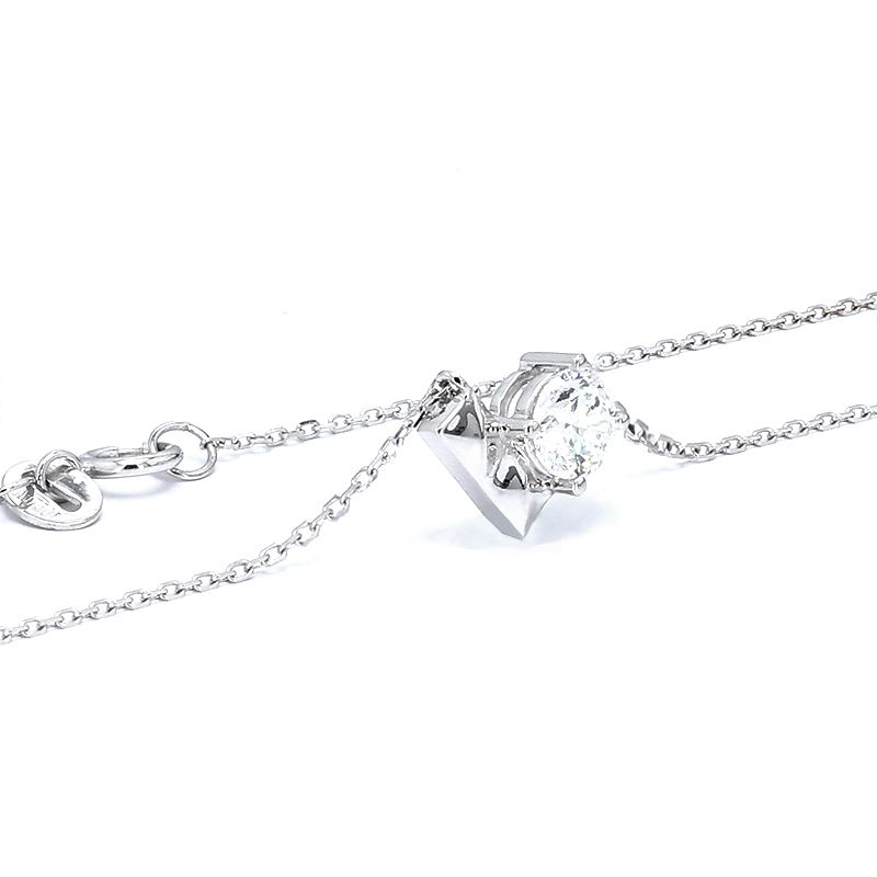 Heart-Inspired Diamond Necklace