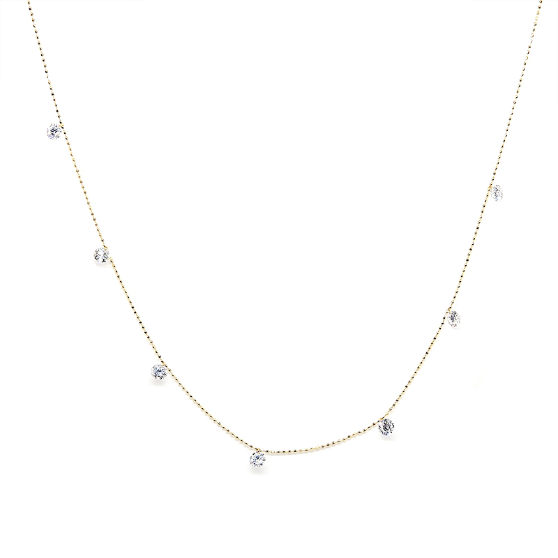 Starry Sky-Inspired Diamond Necklace
