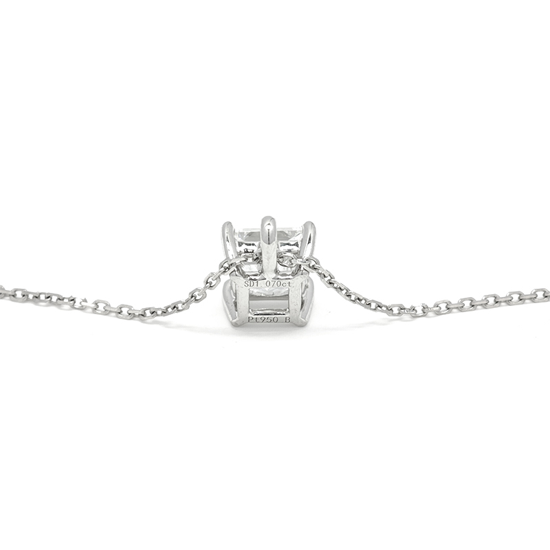 Princess-Cut Diamond Necklace