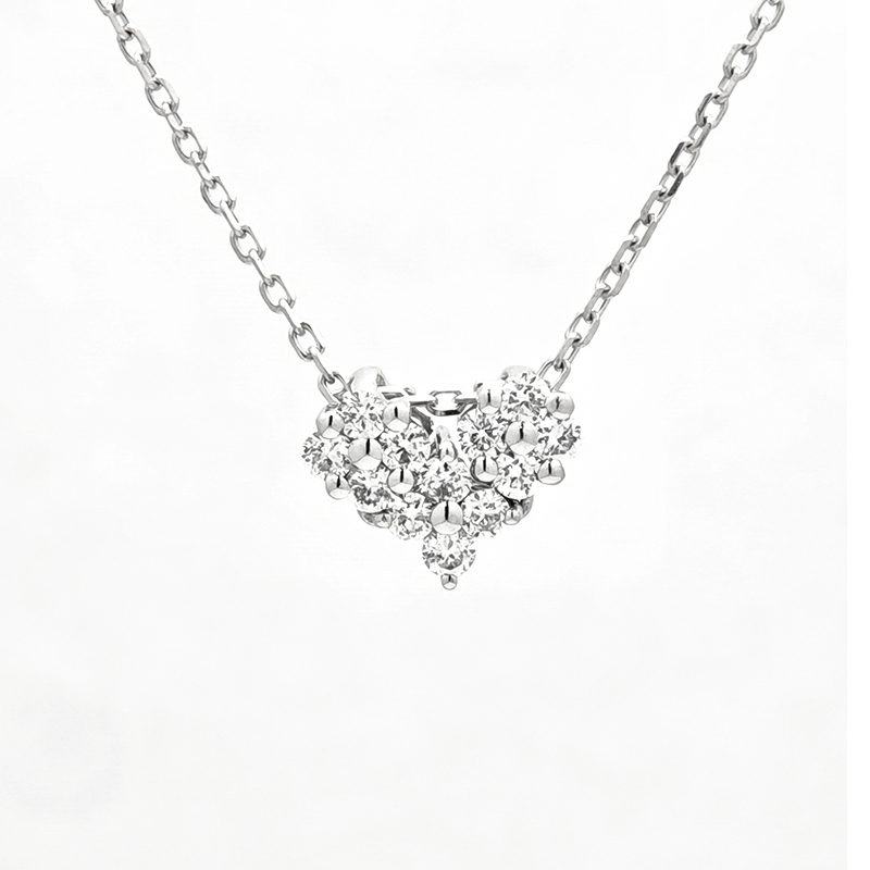 Heart-Inspired Diamond Necklace