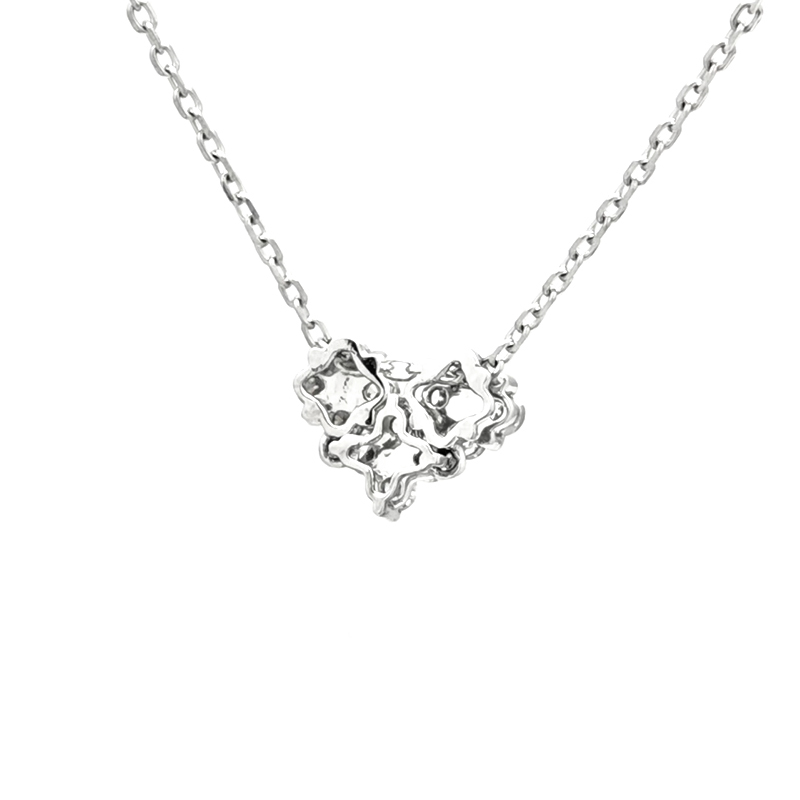 Heart-Inspired Diamond Necklace