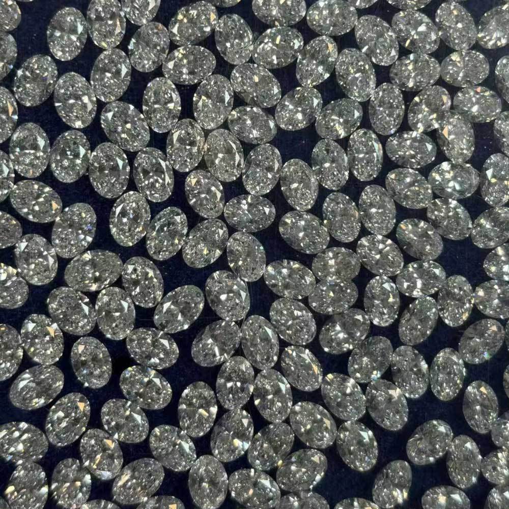 1 ~ 12 Carat VVS Clarity 3EX Oval Cut Lab Grown Diamond Price