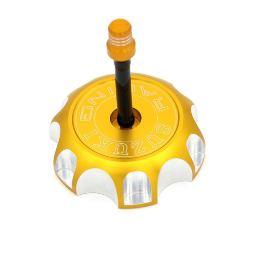 SUZUKI CNC FUEL GAS CAP FOR RMZ 250 DRZ400 400E LTR 450 GOLD