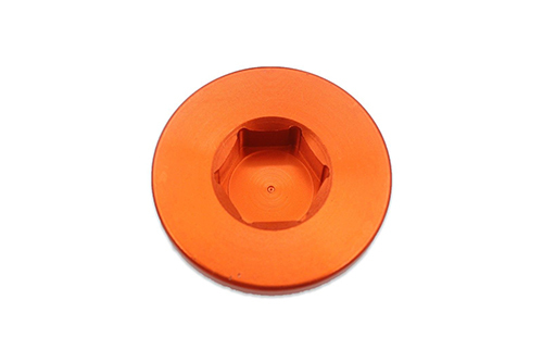 CNC Engine Crankcase Nut Compatible with KTM SXF 250 350 400 11-15 SMR ENDURO Orange