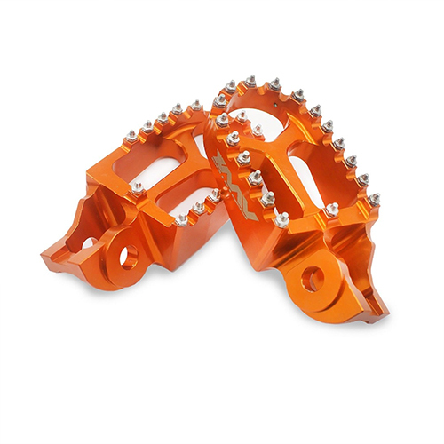 VMX Footpegs, Footrest Compatible with KTM XC/XCF/SX/SXF/EXC/EXCF 2017-2022 Orange