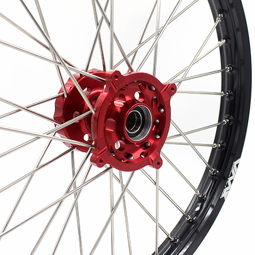 VMX 21/18 Enduro Wheels Set Fit HUSQVARNA TE/TC/TXC/SMR 2000-2013 Red Hub
