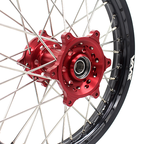 VMX 21/18 Enduro Wheels Set Fit HUSQVARNA TE/TC/TXC/SMR 2000-2013 Red Hub