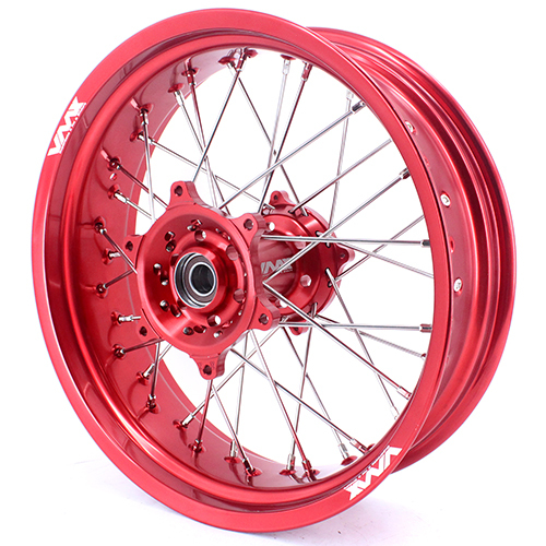 VMX 3.5/5.0 Motorcycle Supermoto Wheels Fit HUSQVARNA TE/TC/TXC/SMR 2001-2011 Red Rim