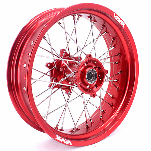 VMX 3.5/5.0 Motorcycle Supermoto Wheels Fit HUSQVARNA TE/TC/TXC/SMR 2001-2011 Red Rim