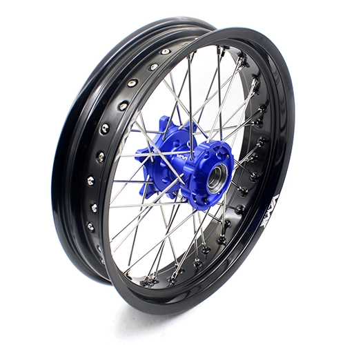 VMX 3.5/5.0 Motorcycle Supermoto Dirt bike Wheels Rims Set Fit HUSQVARNA TE TC FE FC 2014-2024 Blue Hub