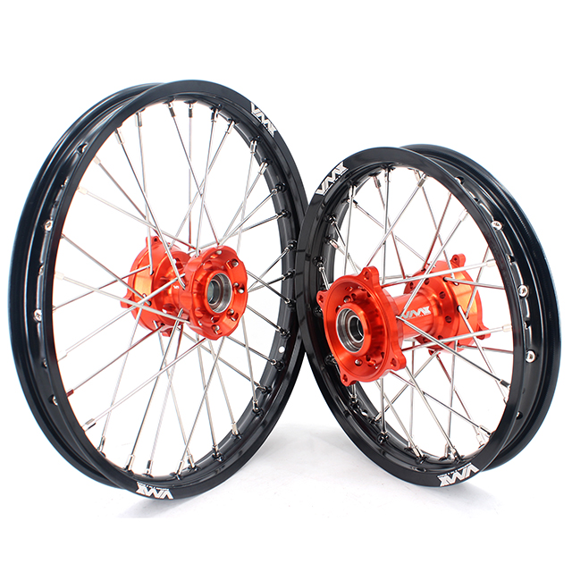 VMX 17/14 Kid's Small Wheel Compatible with KTM SX 85 Orange Hub 03-20