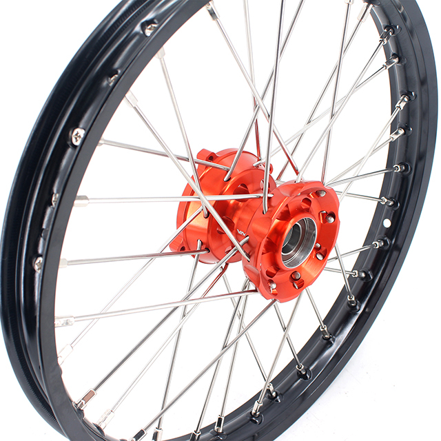 VMX 17/14 Kid's Small Wheel Compatible with KTM SX 85 Orange Hub 2003-2020