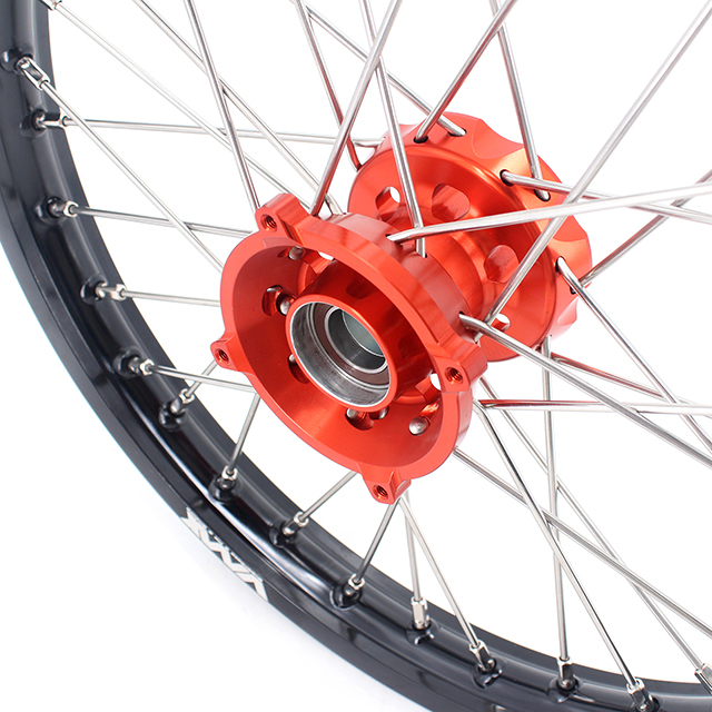 VMX 17/14 Kid's Small Wheel Compatible with KTM SX 85 Orange Hub 2003-2020