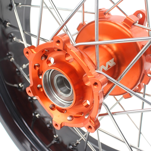 VMX 3.5/5.0 Motorcycle Supermoto Cush Drive Wheel Fit KTM690 ENDURO R SMC Orange Hub
