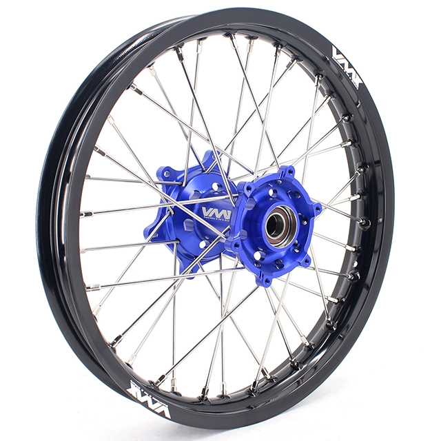 VMX 21/19 MX Off-road Wheels Set Fit HUSABERG FE FC 250 350 450 Blue Hub 2004-2014