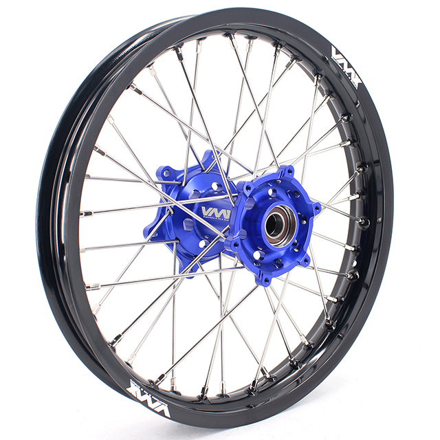 VMX 21/19 Motorcycle MX Off-road Wheels Rims Set Fit HUSQVARNA TE TC FE FC 2014-2023 Blue Hub