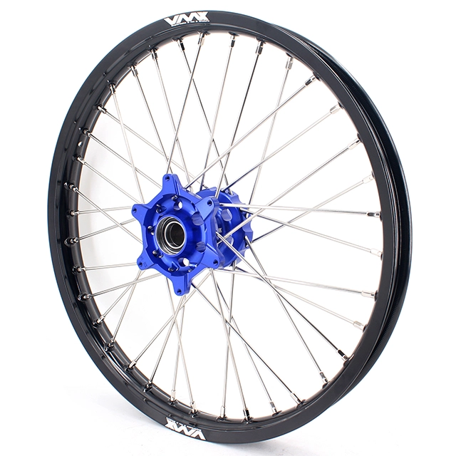 VMX 21/19 MX Off-road Wheels Set Fit HUSABERG FE FC 250 350 450 Blue Hub 2004-2014