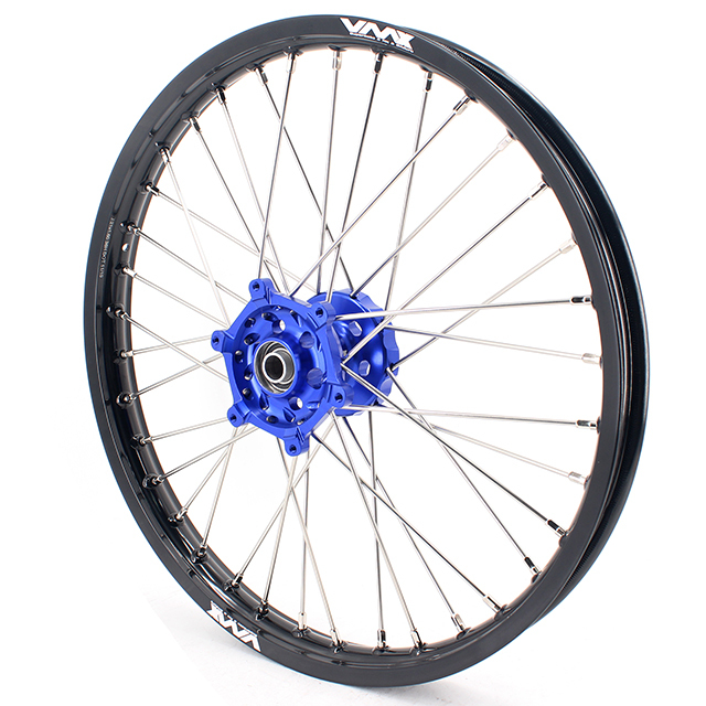 VMX 21/18 Enduro Motorcycle Wheels Rims Set Fit YAMAHA WR250F WR450F 2003-2018 Blue Hub