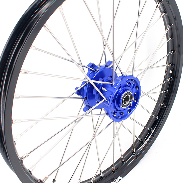 VMX 21/18 Enduro Wheel Fit YAMAHA WR250F WR450F 2003-2018 Blue Hub