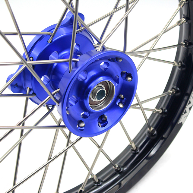 VMX 14/12 Kid's Motorcycle Wheels Fit YAMAHA YZ65  2019-2024  Blue