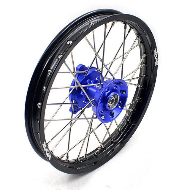VMX 14/12 Kid's Motorcycle Wheels Fit YAMAHA YZ65  2019-2024  Blue