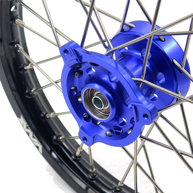 VMX 14/12 Kid's Motorcycle Wheels Fit YAMAHA YZ65  2019-2024  Blue