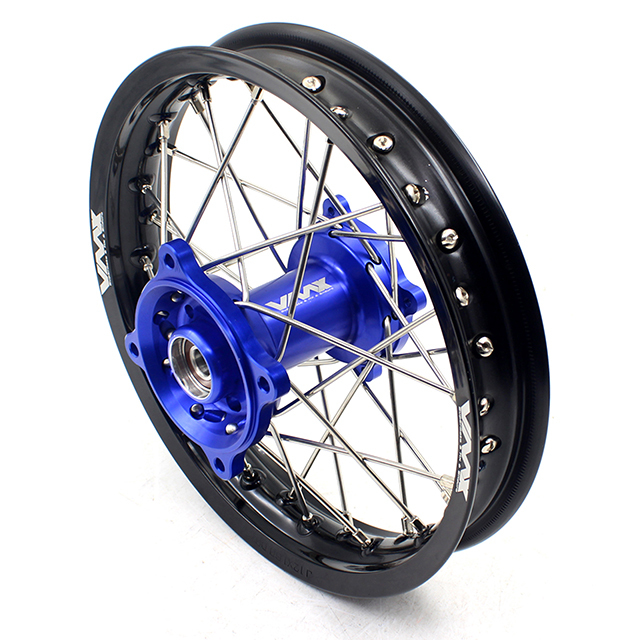 VMX 14/12 Kid's Motorcycle Wheels Fit YAMAHA YZ65  2019-2024  Blue