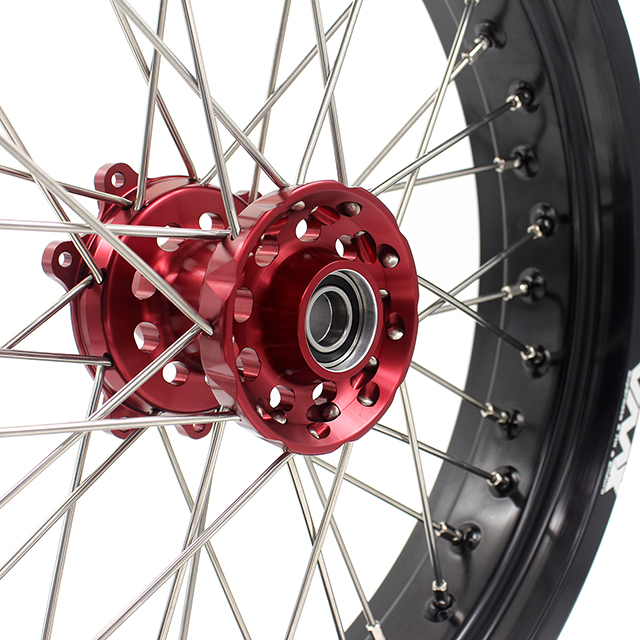 VMX 3.5/5.0 Motorcycle Supermoto Wheels Set Fit HONDA CRF250R CRF450R 2004-2013 Red