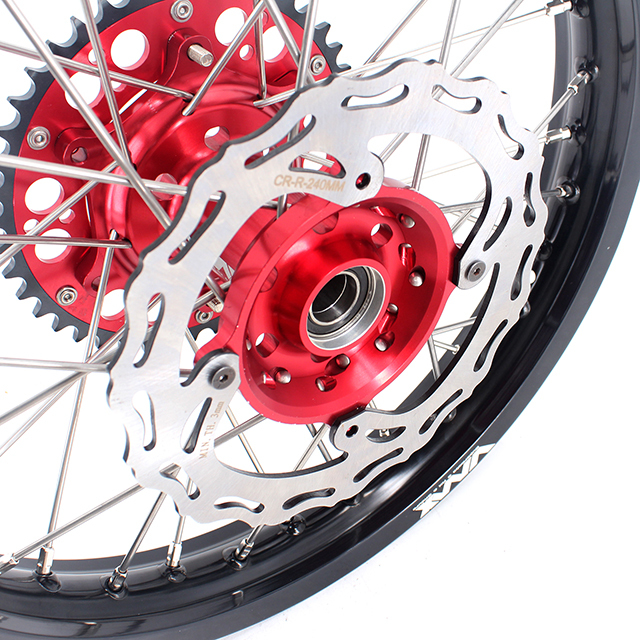 VMX 21/18 Enduro Racing Wheels Rims Set Fit HONDA CRF250R 2004-2013 CRF450R 2002-2012 With Disc