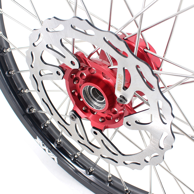 VMX 21/18 Enduro Racing Wheels Rims Set Fit HONDA CRF250R 2004-2013 CRF450R 2002-2012 With Disc