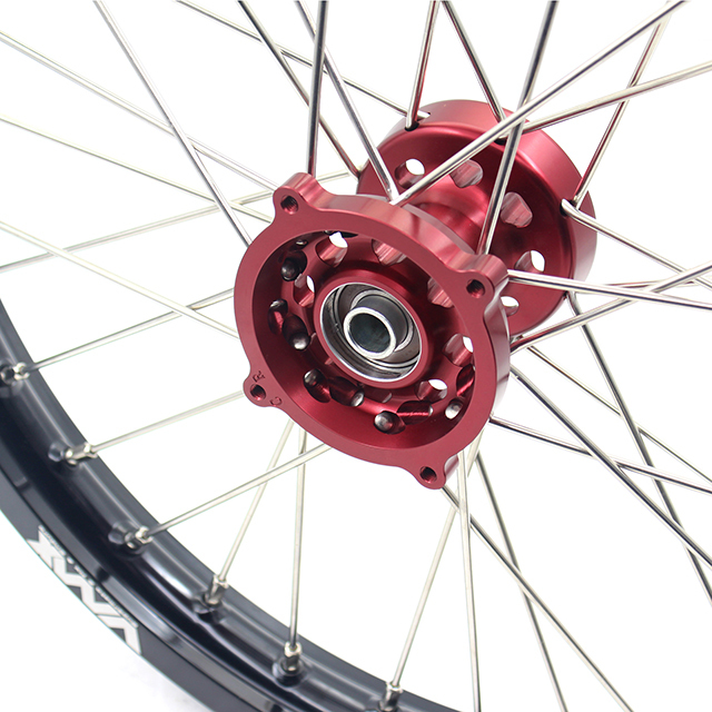 VMX 19/16 Kid's Big Spoke Wheel Rim Set Fit CRF150R 2007-2024  Red