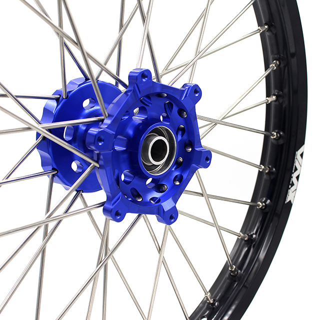 VMX 21/18 Motorcycle Enduro Wheels Rim Fit SUZUKI DRZ 400E 400S 400SM 2000-2024 Blue Hub