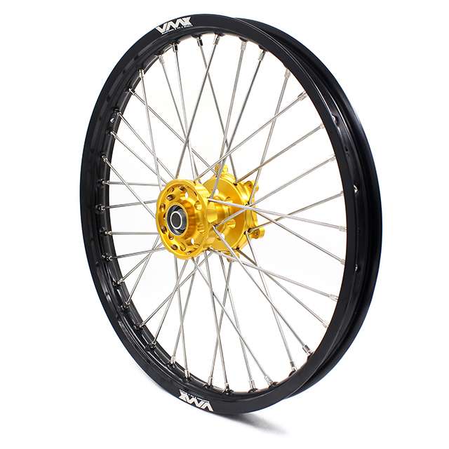 VMX 21/19 MX Wheels Rim Fit SUZUKI RMZ250 RMZ450 Gold Hub