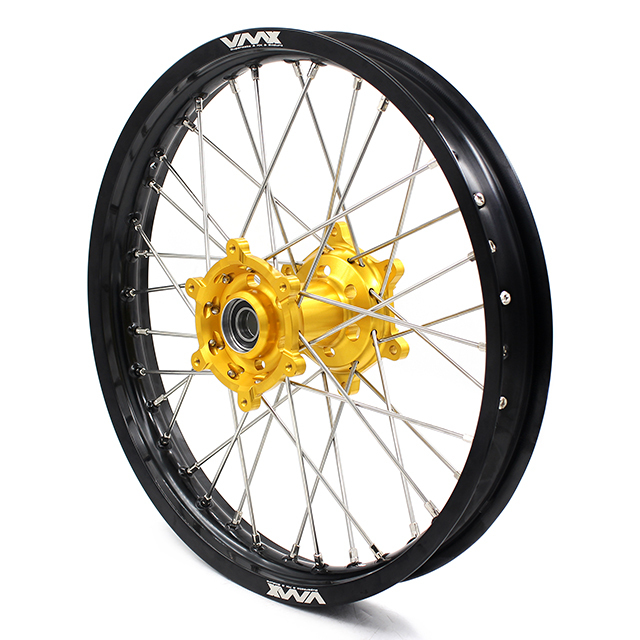 VMX 21/19 MX Wheels Rim Fit SUZUKI RMZ250 RMZ450 Gold Hub