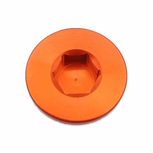 CNC Engine Crankcase Nut Compatible with KTM SXF 250 350 400 11-15 SMR ENDURO Orange