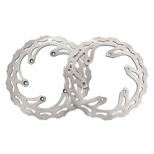 Front & Rear Brake Rotor Fit YAMAHA Front 250MM Rear 245MM Disc