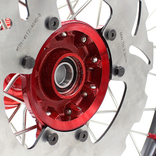 VMX 21/19  MX Casting Wheel Set Fit HONDA CRF250R CRF450R 2014-2024 Red