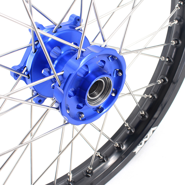 VMX 1.85*19"/2.15*19"  Flat Track Wheels Rim Fit YAMAHA YZ125/250 1999-2023 YZ250F YZ450F Blue Hub