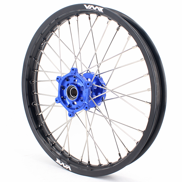 VMX 1.85*19"/2.15*19"  Flat Track Wheels Rim Fit YAMAHA YZ125/250 1999-2023 YZ250F YZ450F Blue Hub