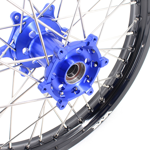 VMX 1.85*19"/2.15*19"  Flat Track Wheels Rim Fit YAMAHA YZ125/250 1999-2023 YZ250F YZ450F Blue Hub