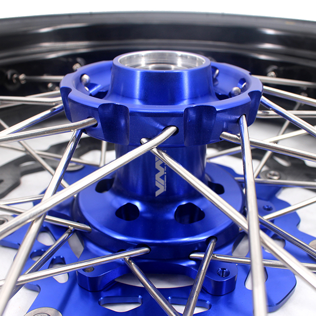 VMX 3.5/5.0 Motorcycle Supermoto Wheels With CST Tire Fit KTM EXC SXF XCF 125 250 450 Blue