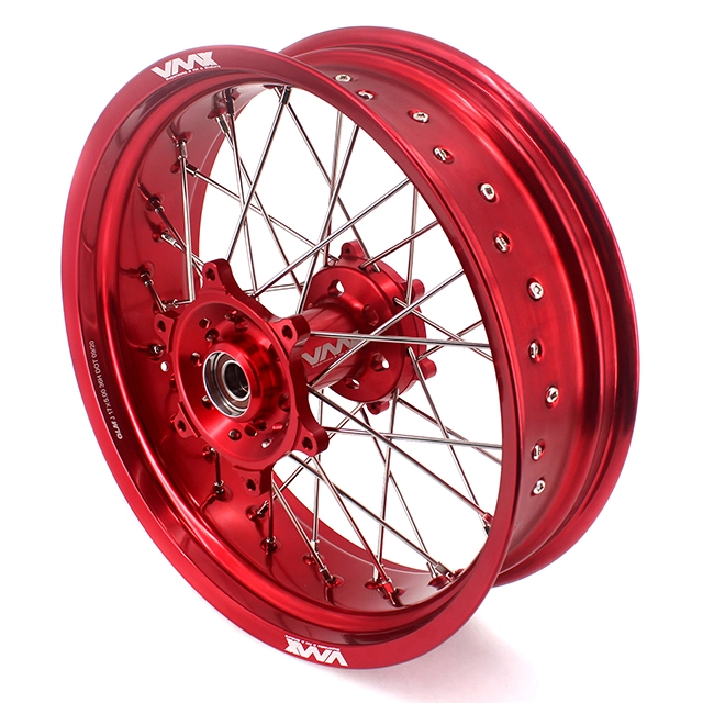 VMX 3.5/5.0 Motorcycle Dirt Bike Supermoto Wheel Fit GAS GAS 2004-2017 Red Hub Red Rim