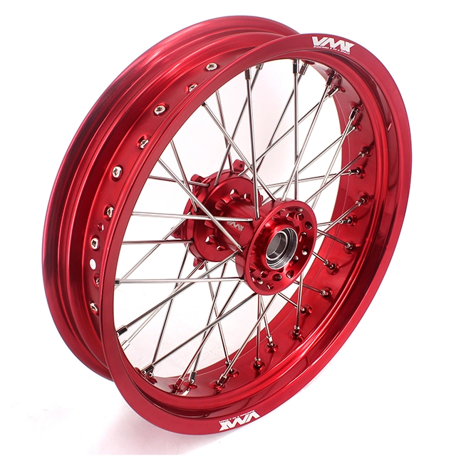 VMX 3.5/5.0 Motorcycle Dirt Bike Supermoto Wheel Fit GAS GAS 2004-2017 Red Hub Red Rim